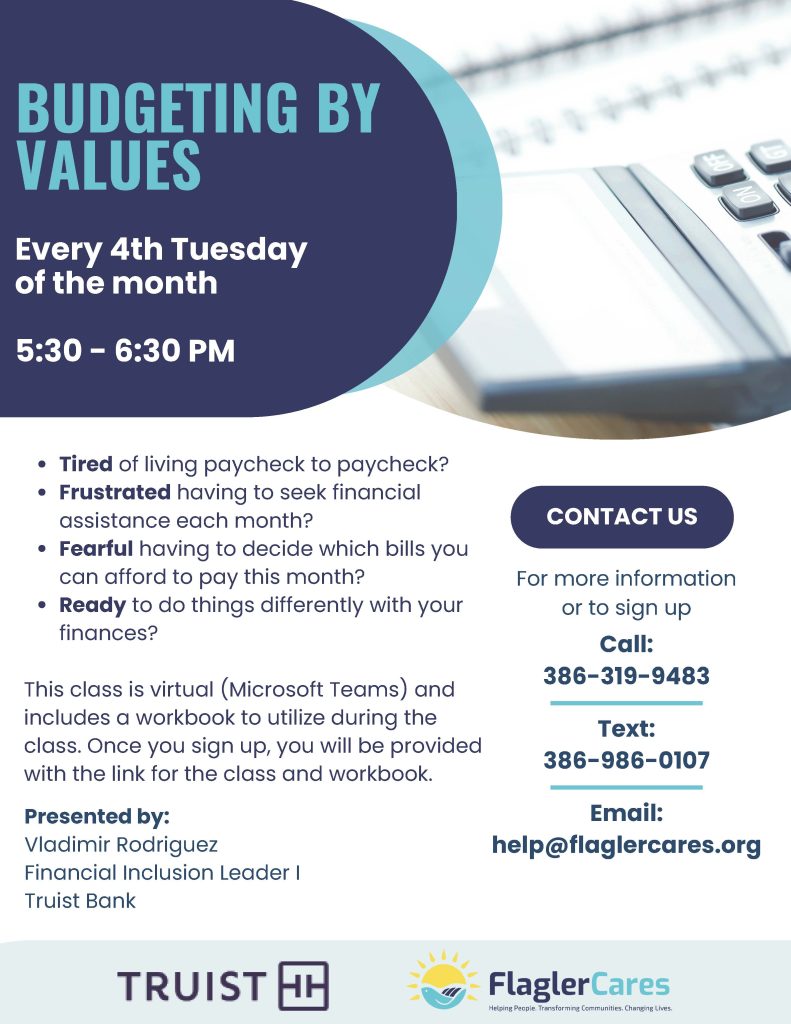 Budgeting By Values Class